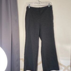 LOFT Charcoal Textured Dress Pants - Size 6P